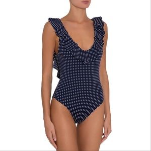 NWT Eberjey Coastal Dot Loreta One Piece bathing suit!